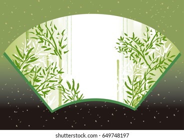 Beautiful bamboo illustration