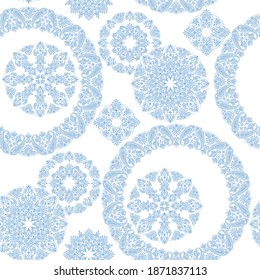 Beautiful Bandana Ornament Design Seamless Pattern,