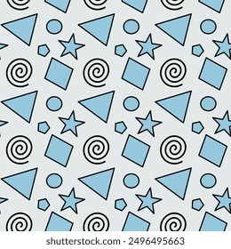 Beautiful basic symbol seamless pattern 