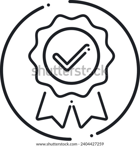Beautiful batch icon shape vector