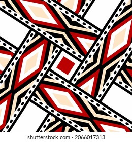 Beautiful batik illustration, for background, simple flat vector design.