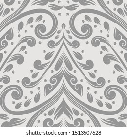 Beautiful Batik Indonesia drawing techniques that use manual hand methods, Gray and Dark Neutral, light neutral, for backgrounds, carpets, wallpapers, clothing, wrappers, fabrics, classic and vintage.