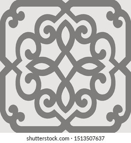 Beautiful Batik Indonesia drawing techniques that use manual hand methods, Gray and Dark Neutral, light neutral, for backgrounds, carpets, wallpapers, clothing, wrappers, fabrics, classic and vintage.