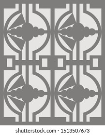 Beautiful Batik Indonesia drawing techniques that use manual hand methods, Gray and Dark Neutral, light neutral, for backgrounds, carpets, wallpapers, clothing, wrappers, fabrics, classic and vintage.