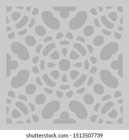 Beautiful Batik Indonesia drawing techniques that use manual hand methods, Gray and Dark Neutral, light neutral, for backgrounds, carpets, wallpapers, clothing, wrappers, fabrics, classic and vintage.