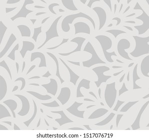 Beautiful batik pattern drawing techniques that use manual hand methods, Gray and light neutral, for backgrounds, carpets, wallpapers, clothing, wrappers, fabrics, classic and vintage.