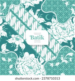 beautiful batik seamless pattern 21