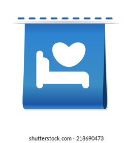 Beautiful Bed Heart web icon