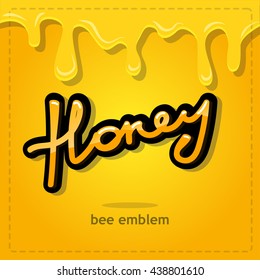 Beautiful bee. Vector illustration EPS 10