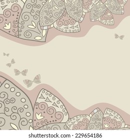 beautiful beige background with space for text vector