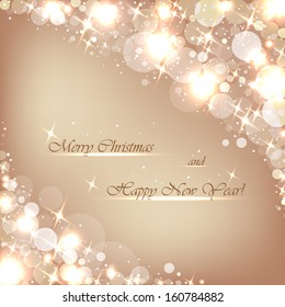 Beautiful beige background with sparkles 