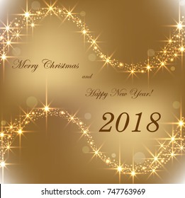 Beautiful beige background with sparkles .Vector  illustration