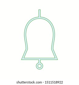 Beautiful Bell vector line icon