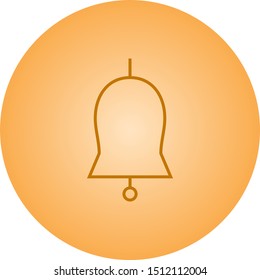 Beautiful Bell vector line icon
