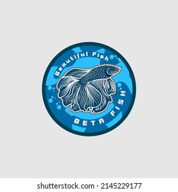 
Beautiful betta fish isolated from the background