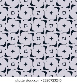 Beautiful bicolor seamless pattern. Vector illustration for print, fabric, cover, packaging, interior decor, blog decoration and other your projects.