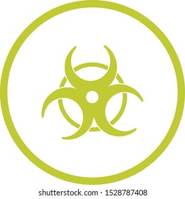 Beautiful Bio Hazard Vector Glyph icon