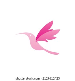 Beautiful bird logo design and illustration art