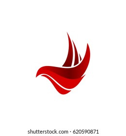 Beautiful Bird Logo Template