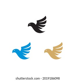 beautiful bird logo with various colors