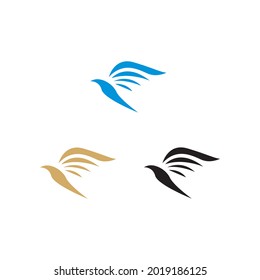 beautiful bird logo with various colors