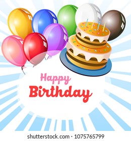 beautiful birthday card template