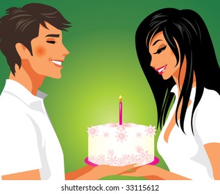 Beautiful  birthday pair