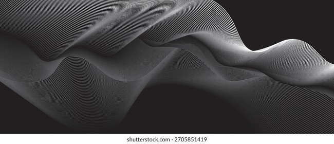 Beautiful black abstract background. Dark neutral backdrop for presentation design. Darkness base for website, print, base for banners, wallpapers, business cards, brochure, banner, calendar, graphic