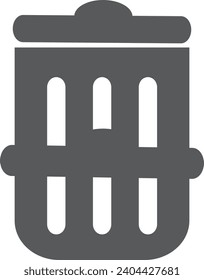 Beautiful black delete icon shape vector