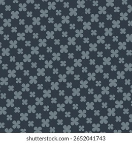 Hermosa flor negra sin patrón de fondo. Vector