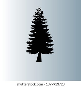 beautiful black tree vector design