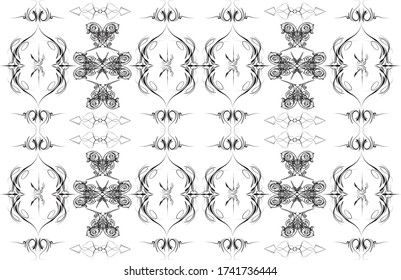 beautiful black vector design pattern graphics