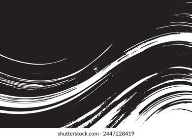 beautiful black and white abstract art