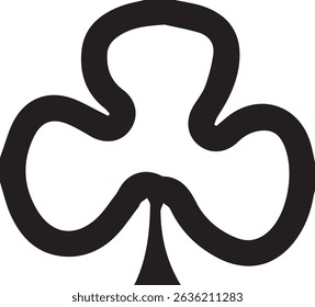 Schönes schwarz-weißes Blumenvektorsymbol