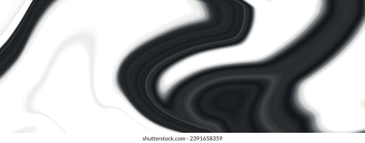 Beautiful black and white fluid acrylic pours liquid marble surfaces design. Black and white marble pattern texture background. Trendy backgrounds for cover designs, invitations, case, wrapping paper.