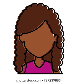 beautiful black woman avatar character