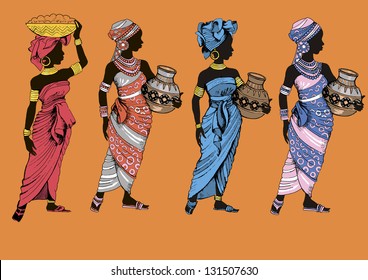 Beautiful black woman.African woman