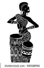 Beautiful black woman.African woman