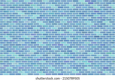 Beautiful block brick wall seamless pattern texture background.