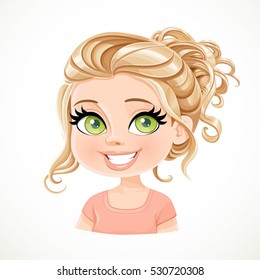 Blonde Curly Hair Images Stock Photos Vectors Shutterstock