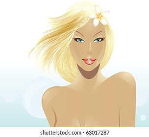 Beautiful blonde-spa