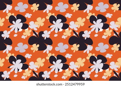 Bela flor florescente sem emenda padrão pequeno floral liberdade sem emenda fundo textura. primavera, Verão Romântico Flor Jardim Sem Costura Padrão para seus designs