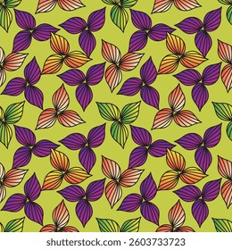 Beautiful blooming flowers design on blue color background seamless pattern. Can be used for fabric textile wallpaper.