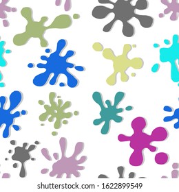 Beautiful blot blur pattern, great design for any purposes. Vector illustration template. Halftone wave background. Creative vector element. Abstract vector background