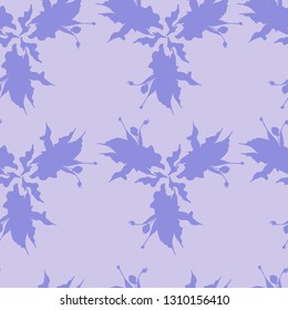 Beautiful blot. Pattern. The imprint of a flower. Vector illustration.