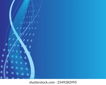 Schönes blaues abstraktes Hintergrunddesign