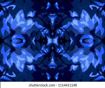 Beautiful blue abstract background with texture of black opal