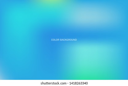 Beautiful blue background with gradient shading. Vector image in blue color.