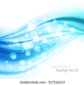 Beautiful Blue  Background. Vector Illustration.