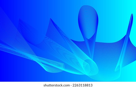 beautiful blue backround gradation lines